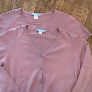 White + Warren  Sweater Set